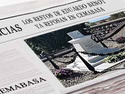 Los restos de Eduardo Benot ya reposan en Cemabasa